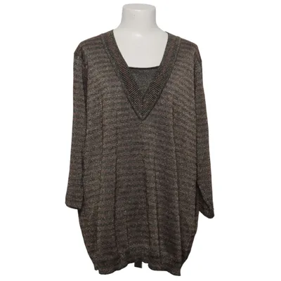 Pullover (Brown, Gold) from Damart