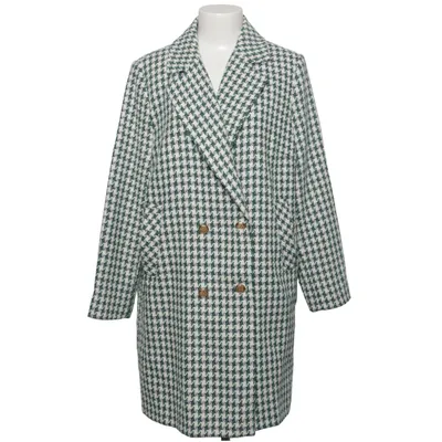 Frakke (Grøn, Hvid) fra More & More Polyester