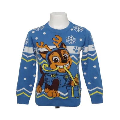 Pull de Noël (Bleu, Multicolore) de Paw Patrol Acrylique