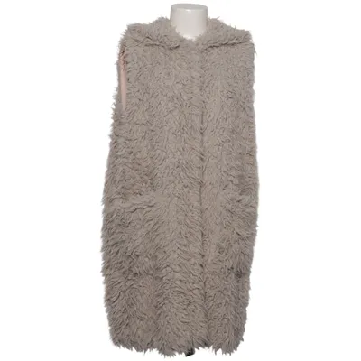 Fur vest (Gray) from Amber & June Polyester