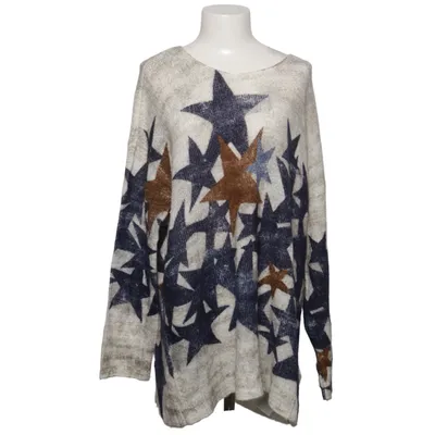 Sweater (White, Blue, Brown) from Samoon Acrylic, Elastane, Polyamide, Wool