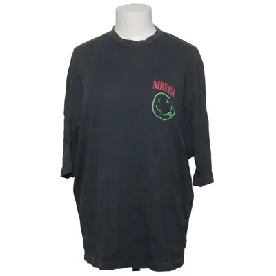 T-shirt (Noir) de Nirvana Coton, Élasthane