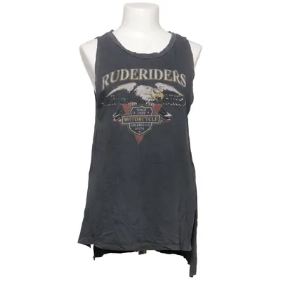 Tanktop (Grijs) van Rude Riders Katoen
