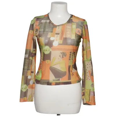 Top (Groen, Oranje, Bruin) van InScene Polyester