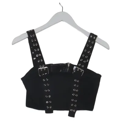 Top (Black) from The Ragged Priest Cotton, Elastane, Metallic fiber