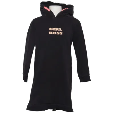 Hood dress (Gray) from Happy Girls Cotton, Elastane