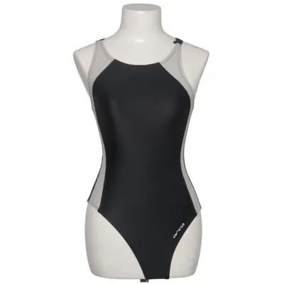 Swimsuit (Black, Gray) from Orca Elastane, Polyamide, Polyester