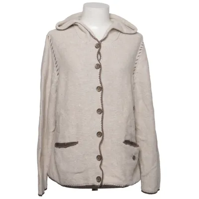 Cardigan (Beige) from Birkhahn Mode Acrylic, Cotton