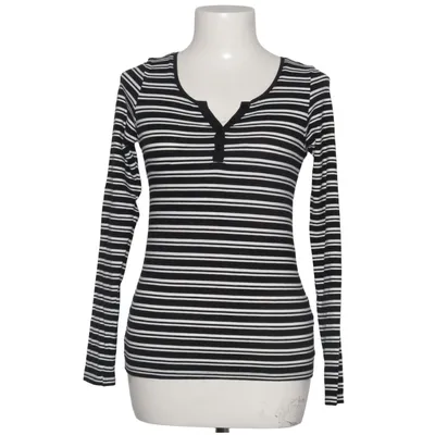 Henley T-shirt (Sort, Hvid) fra Reserved YFL Bomuld, Elastan