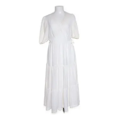 Omlottklänning (Vit) från Monki Elastan, Polyester