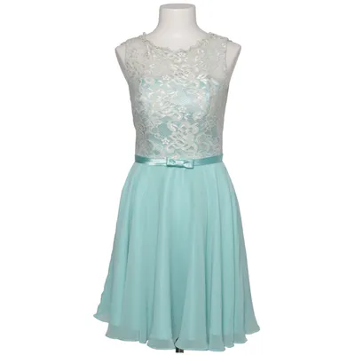 Klänning (Turkos, Vit) från He Man Collection Polyester