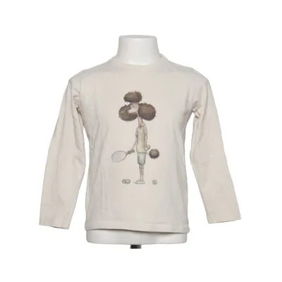 T-shirt à manches longues (Beige) de Name It Élasthane, Coton biologique
