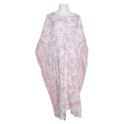 Kaftan (Rosa, Vit, Flerfärgad) från Fabindia Bomull