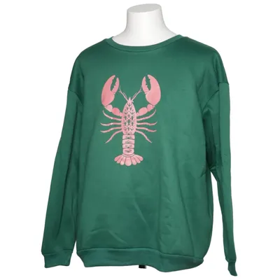 Sweatshirt (Grøn, Pink)