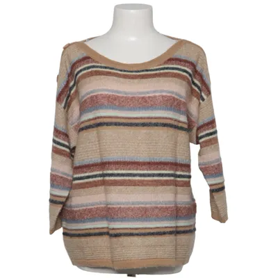 Sweater (Beige, Multicolored) from Gigue Acrylic, Metallic fiber, Mohair, Polyamide, Wool