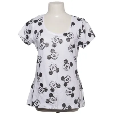 T-shirt (Vit, Svart) från Disney Mickey Mouse Bomull