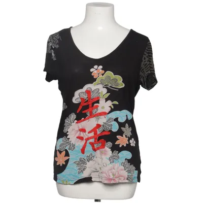 T-shirt (Black, Multicolored) from Desigual