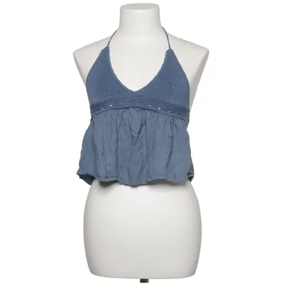Halterneck top (Blå) fra Subdued Linned, Polybutylen, Viscose