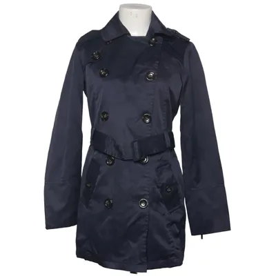 Trenchcoat (Blå) fra Laura Clement Bomuld, Polyester