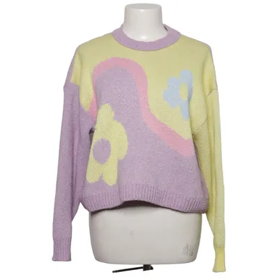 Sweater (Purple, Yellow, Multicolored) from Zara Cotton, Polyester, Viscose