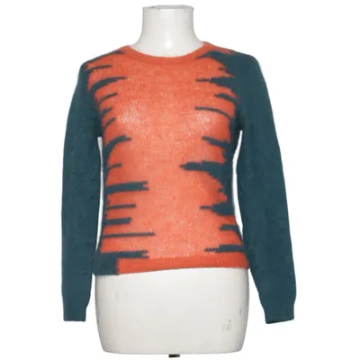 Sweater (Orange, Blue) from Carven Angora, Mohair, Polyamide, Wool