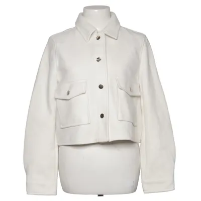 Overshirt (White) from Stradivarius Polyester