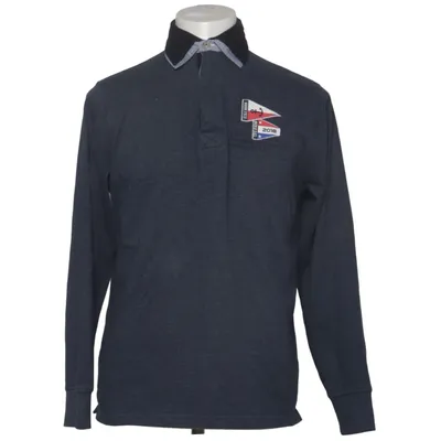 Rugby shirt (Blue) from Andrew James Cotton, Polyester