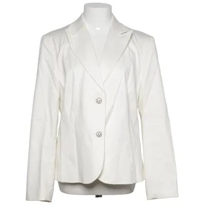 Blazer (Wit) van Helline Katoen, Elastaan, Polyester