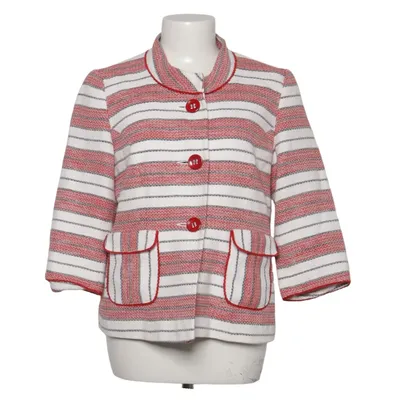 Blazer (White, Red, Blue) from Amy Vermont Acrylic, Cotton, Polyester