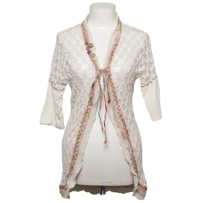 Cardigan (Beige) van Coline Katoen, Viscose