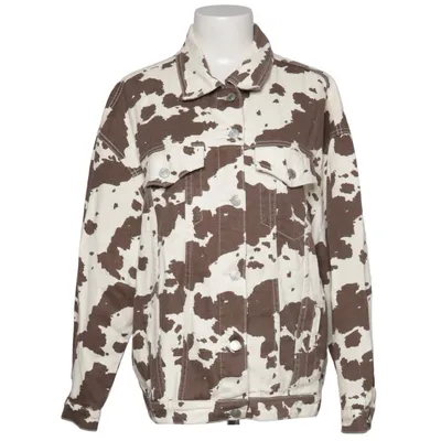 Denim jacket (Brown, White) from Emma & Ashley Cotton, Polyester