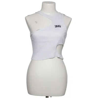 Crop top (Wit) van BMS Katoen
