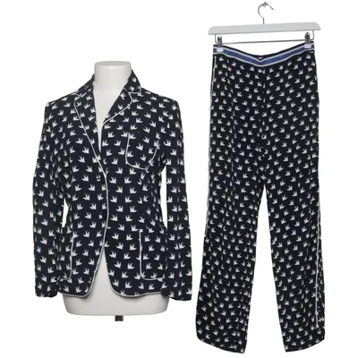 Costume (Blanc, Bleu) de Laurèl Acétate, Viscose