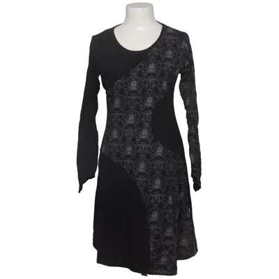Dress (Black, Silver) from Vishes Cotton