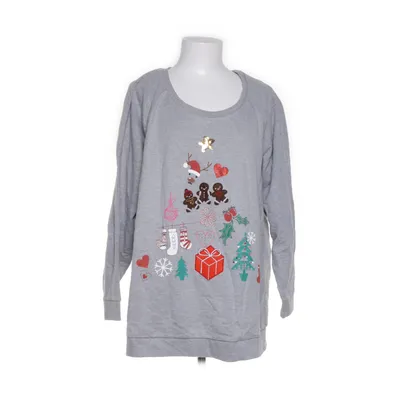 Jultröja (Grå, Flerfärgad) från Sheego Casual Bomull, Polyester