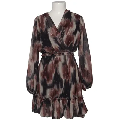 Jurk (Zwart, Bruin, Meerkleurig) van New Collection Italy Elastaan, Polyester, Viscose