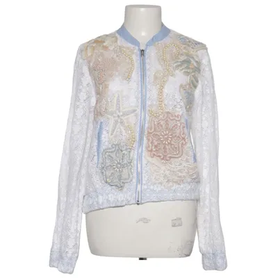 Jacket (White, Blue, Multicolored) from Antica Sartoria Cotton