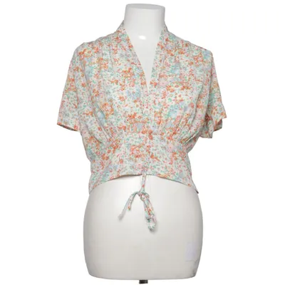 Wrap blouse (White, Multicolored) from Loavies Polyester