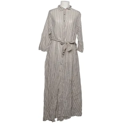 Blusenkleid (Grau, Beige) von La Bottega di Brunella Leinen