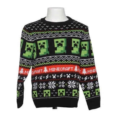 Jultröja (Svart, Grön, Röd, Vit) från Minecraft Akryl