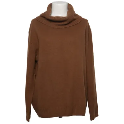 Rollkragenpullover (Braun) von Charles Robertson Wolle