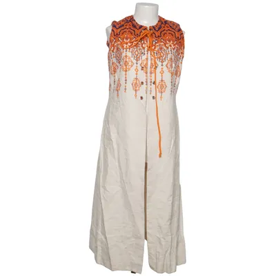 Dress (White, Orange, Brown) from Betty Barclay Cotton