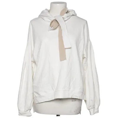 Hættetrøje (Hvid, Beige) fra Selected Touch Bomuld, Elastan