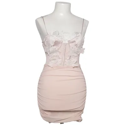 Cocktail dress (Pink) from Bershka Elastane, Polyester