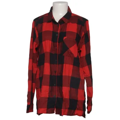 Flannel shirt (Red, Black) from Jean Pascale Cotton, Viscose