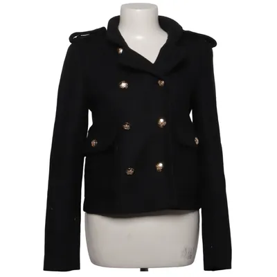 Blazer (Black) from Zara Acrylic, Polyester, Wool