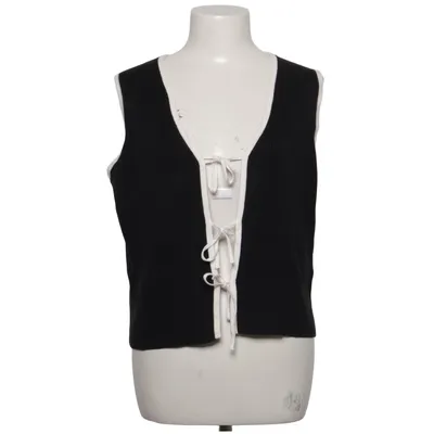 Vest (Gray, White) from Abercrombie & Fitch Cotton, Polyamide, Viscose