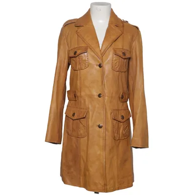Leren jas (Bruin) van Image Leer, Polyester