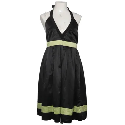 Halterneck dress (Black, Green) from C'est Moi! Polyester