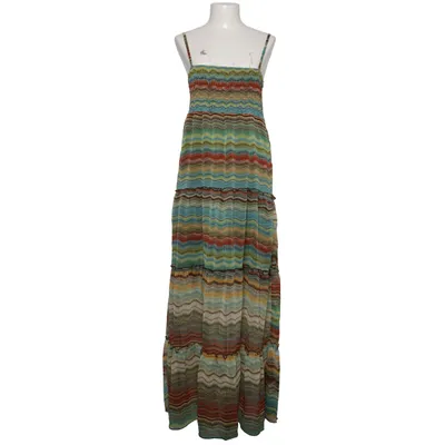 Robe longue (Bleu, Multicolore) de Forever Polyester